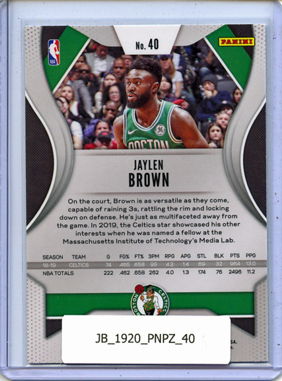 Jaylen Brown 2019-20 Prizm #40