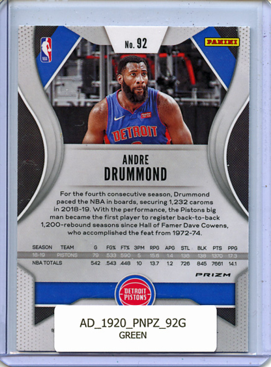 Andre Drummond 2019-20 Prizm #92 Green