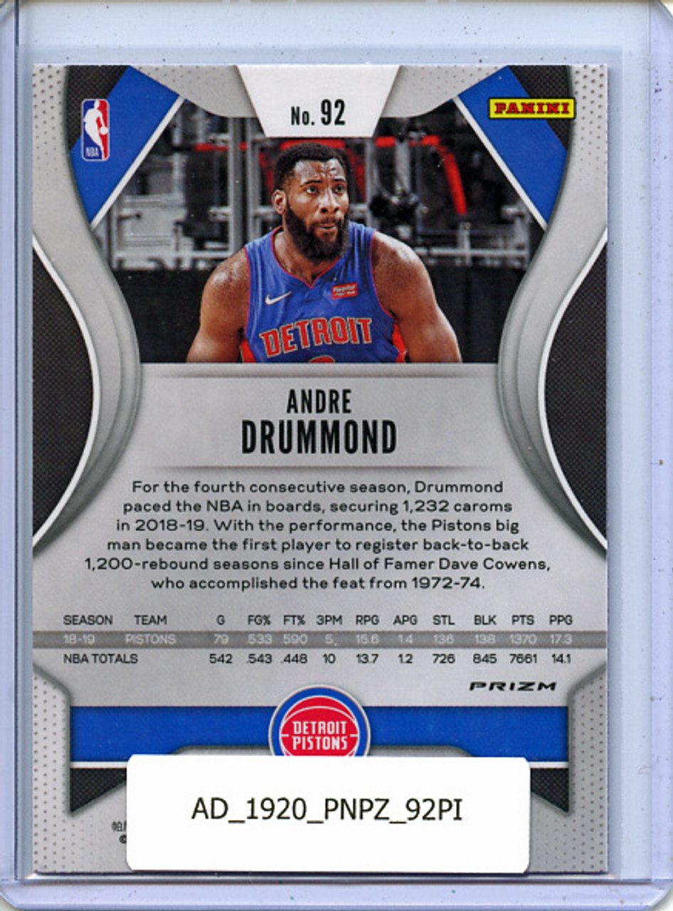 Andre Drummond 2019-20 Prizm #92 Pink Ice