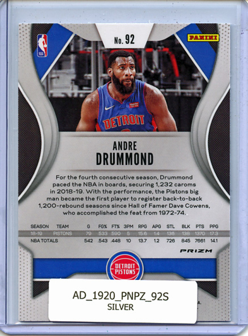 Andre Drummond 2019-20 Prizm #92 Silver