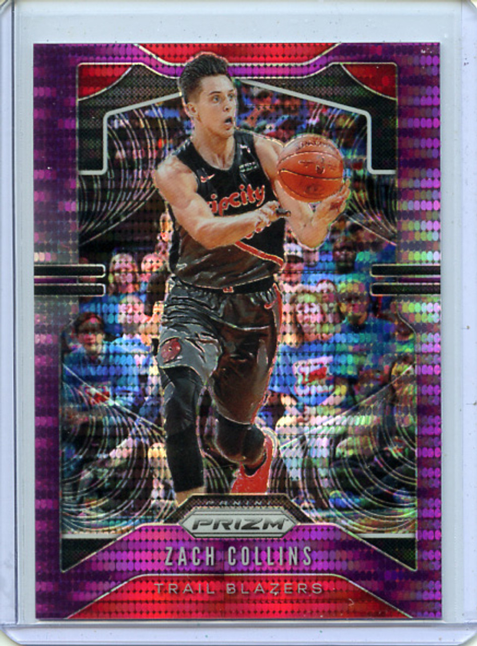 Zach Collins 2019-20 Prizm #116 Purple Pulsar (#07/35)