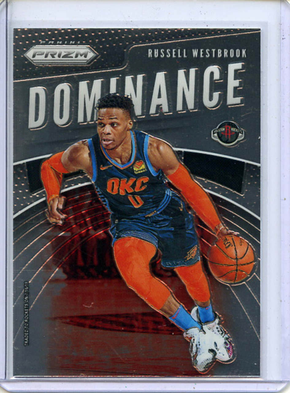 Russell Westbrook 2019-20 Prizm, Dominance #23
