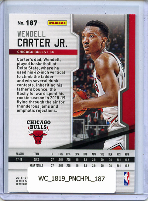 Wendell Carter Jr. 2018-19 Chronicles, Playoff #187