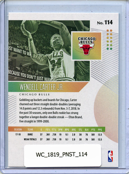 Wendell Carter Jr. 2018-19 Status #114