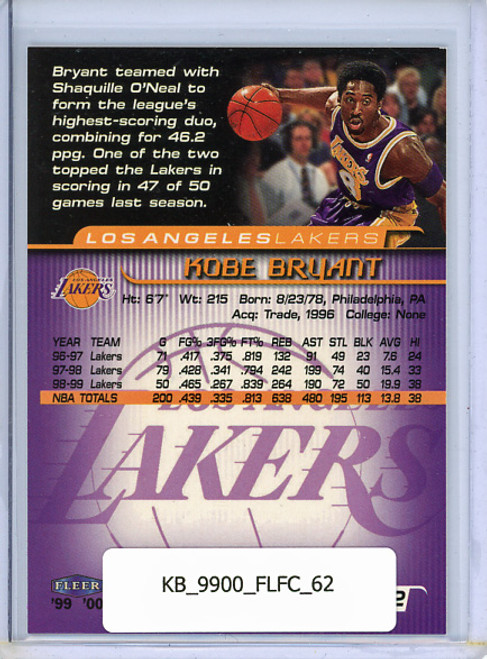 Kobe Bryant 1999-00 Focus #62