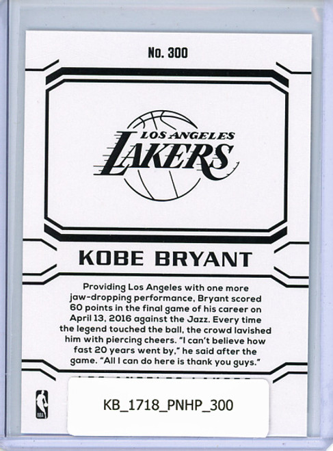 Kobe Bryant 2017-18 Hoops #300 Career Tribute