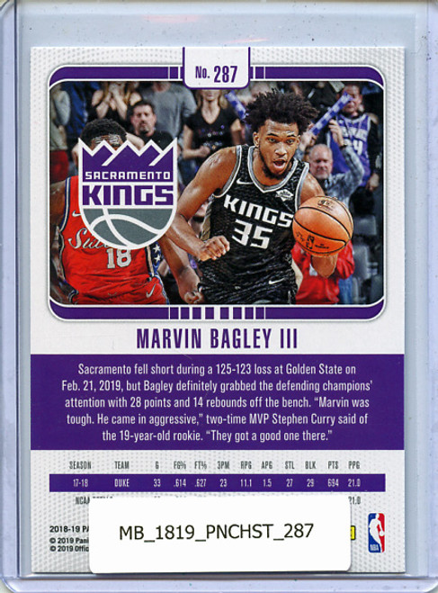 Marvin Bagley III 2018-19 Chronicles, Studio #287