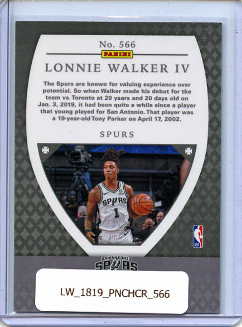 Lonnie Walker IV 2018-19 Chronicles, Crusade #566