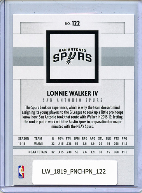 Lonnie Walker IV 2018-19 Chronicles, Panini #122