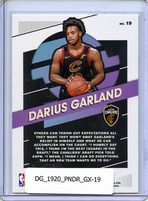 Darius Garland 2019-20 Donruss, Great X-Pectations #19