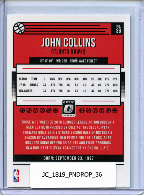 John Collins 2018-19 Donruss Optic #36