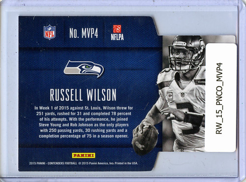 Russell Wilson 2015 Contenders, MVP Contenders #MVP4