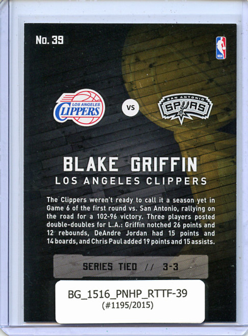 Blake Griffin 2015-16 Hoops, Road to the Finals #39 First Round (#1195/2015)