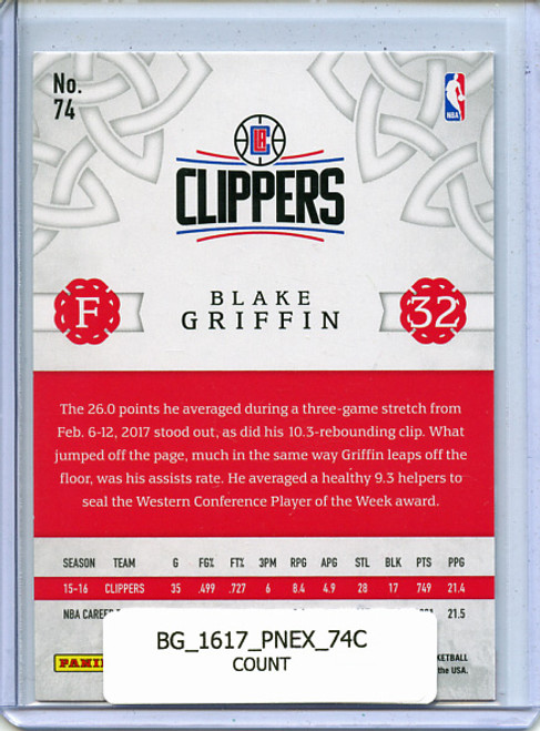 Blake Griffin 2016-17 Excalibur #74 Count