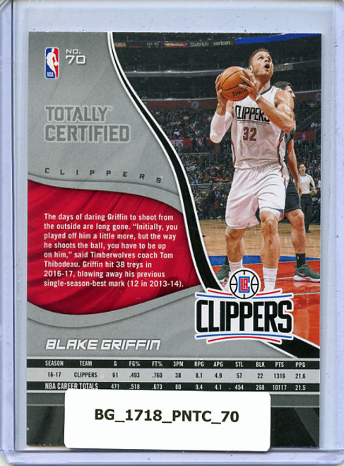 Blake Griffin 2017-18 Totally Certified #70