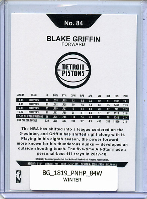 Blake Griffin 2018-19 Hoops #84 Winter