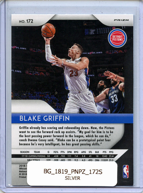 Blake Griffin 2018-19 Prizm #172 Silver