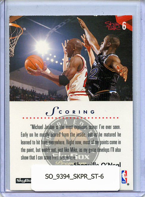 Shaquille O'Neal 1993-94 Skybox Premium, Shaq Talk #6