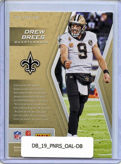 Drew Brees 2019 Rookies & Stars, On Another Level #OAL-DB