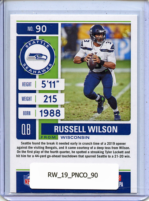 Russell Wilson 2019 Contenders #90