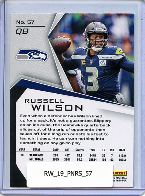 Russell Wilson 2019 Rookies & Stars #57