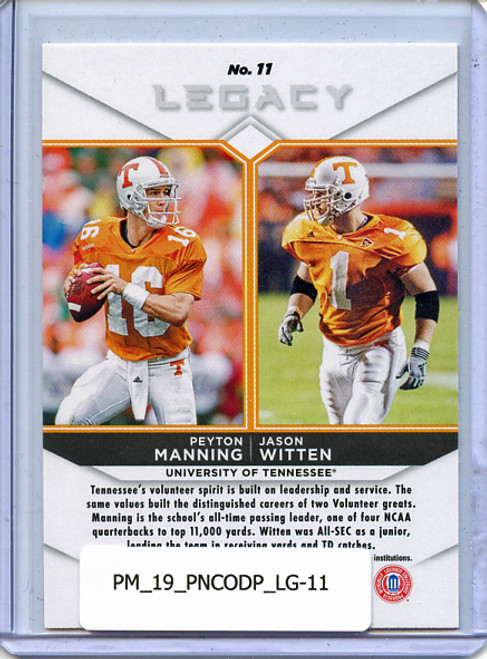 Peyton Manning, Jason Witten 2019 Contenders Draft Picks, Legacy #11