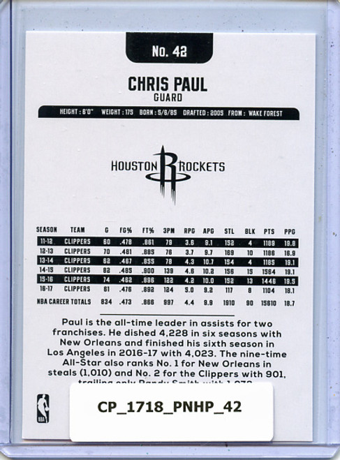 Chris Paul 2017-18 Hoops #42