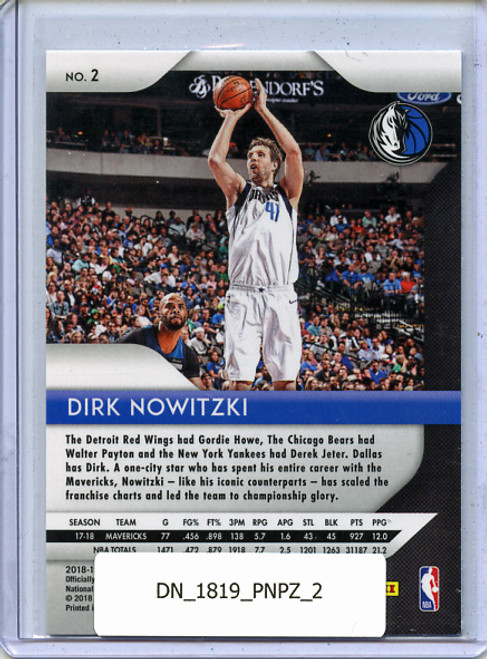 Dirk Nowitzki 2018-19 Prizm #2