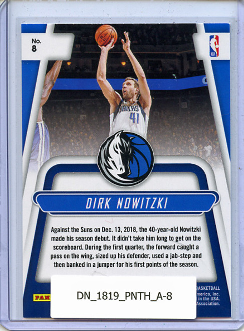 Dirk Nowitzki 2018-19 Threads, Automatic #8