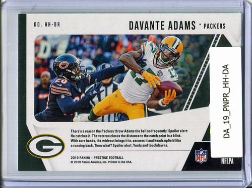 Davante Adams 2019 Prestige, Highlight Reel #HH-DA