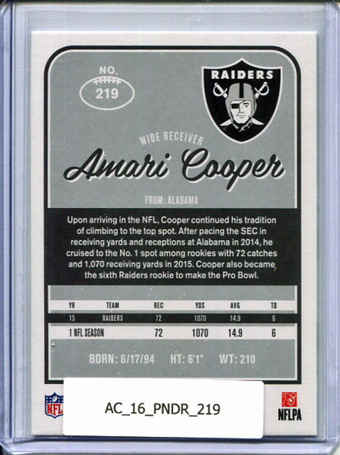 Amari Cooper 2016 Donruss #219