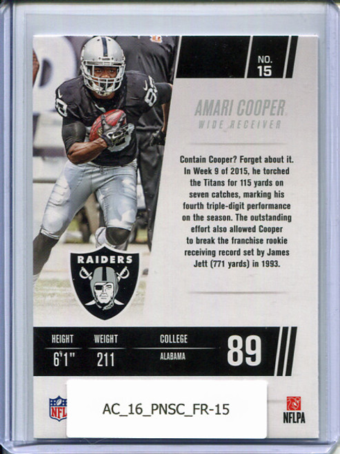 Amari Cooper 2016 Score, Franchise #15