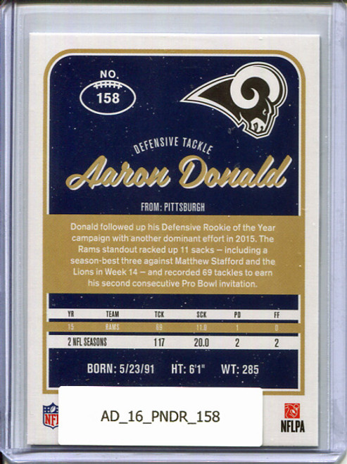 Aaron Donald 2016 Donruss #158