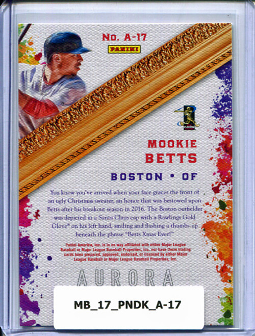 Mookie Betts 2017 Diamond Kings, Aurora #A-17