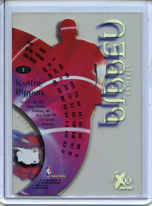 Scottie Pippen 1998-99 E-X Century #2