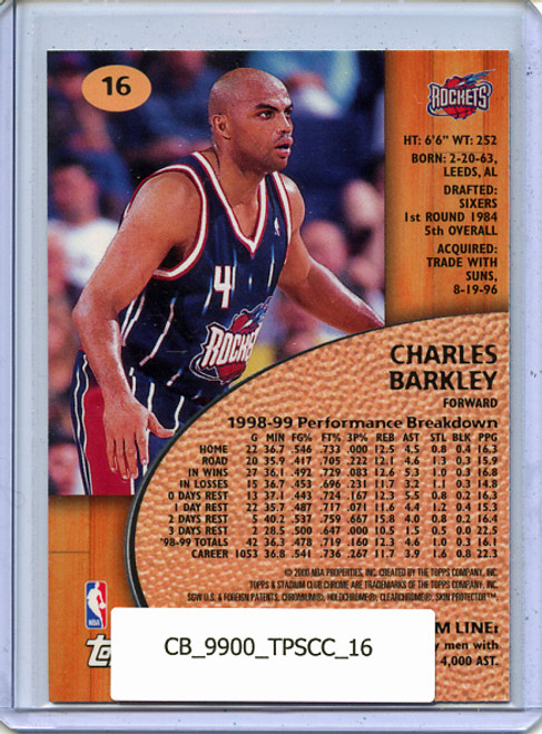 Charles Barkley 1999-00 Stadium Club Chrome #16