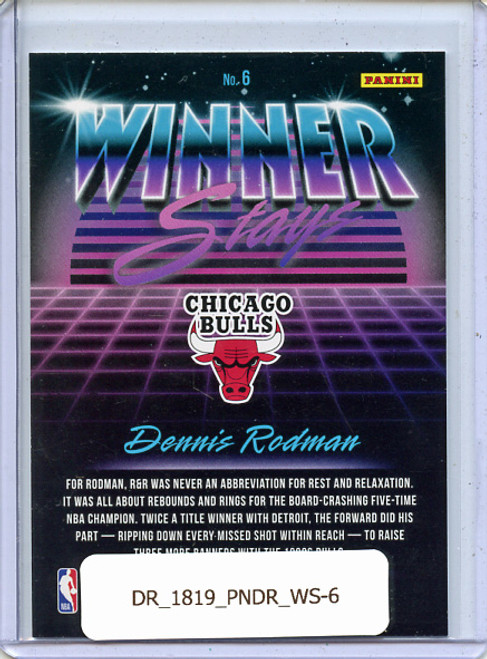 Dennis Rodman 2018-19 Donruss, Winner Stays #6