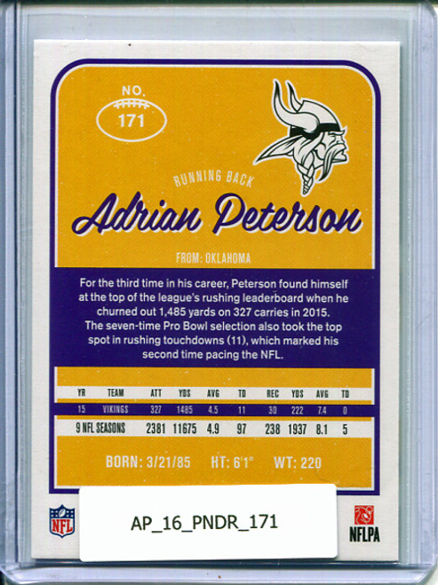 Adrian Peterson 2016 Donruss #171