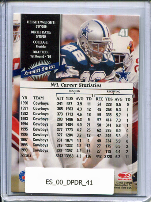 Emmitt Smith 2000 Donruss #41