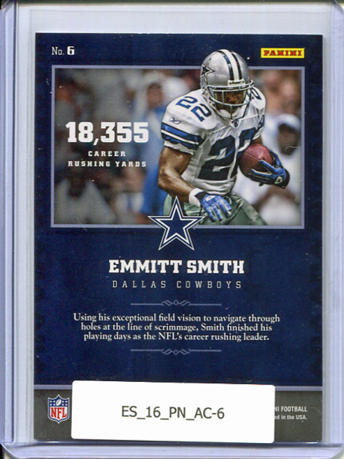 Emmitt Smith 2016 Panini, Accolades #6