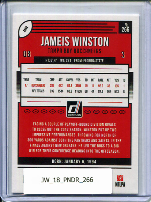 Jameis Winston 2018 Donruss #266