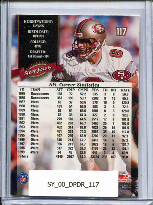 Steve Young 2000 Donruss #117