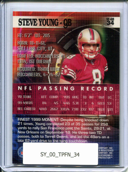 Steve Young 2000 Finest #34