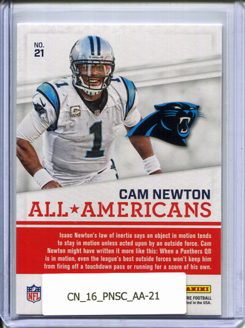 Cam Newton 2016 Score, All Americans #21