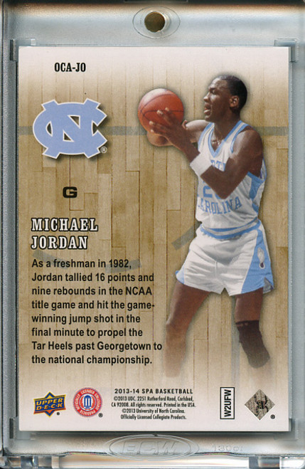 Michael Jordan 2013-14 SP Authentic, On Court Authentics #OCA-JO