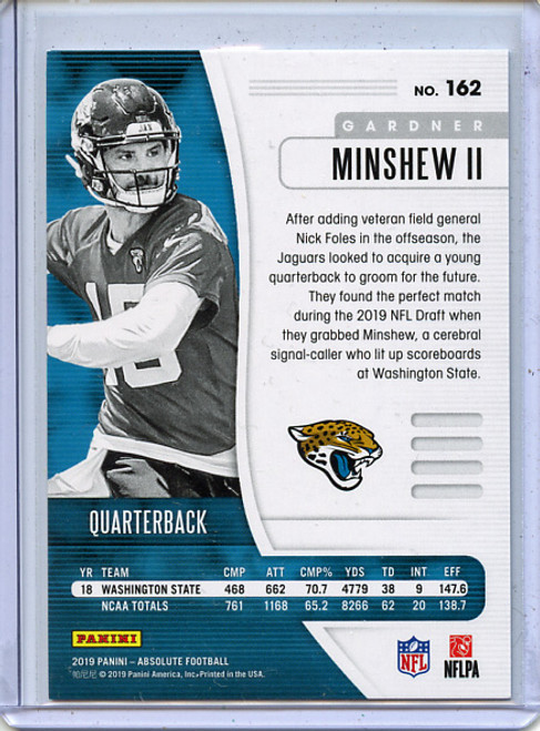 Gardner Minshew II 2019 Absolute #162 Spectrum (#143/199)