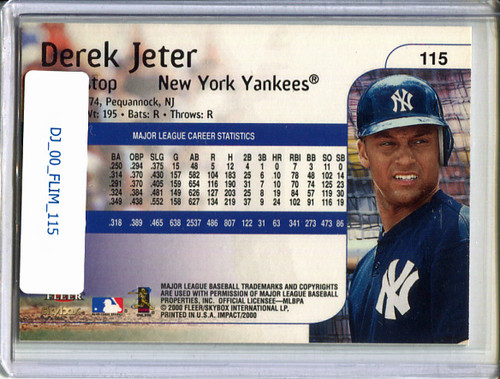 Derek Jeter 2000 Impact #115
