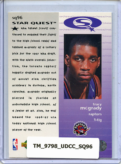 Tracy McGrady 1997-98 Collector's Choice, StarQuest #SQ96