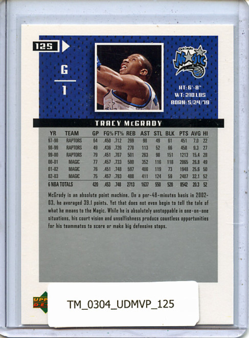 Tracy McGrady 2003-04 MVP #125