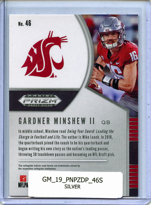 Gardner Minshew II 2020 Prizm Draft Picks #46 Silver
